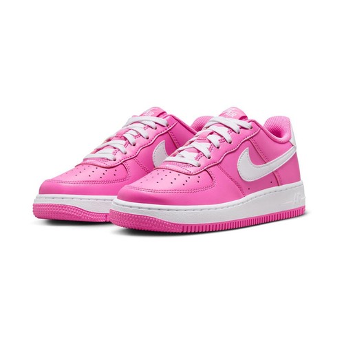 GRADE SCHOOL KIDS NIKE AIR FORCE 1_PLAYFUL PINK/WHITE FV5948600SIZE 4