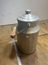 N. 3 ANCIEN POT À LAIT ALUMINIUM bidon vintage alu déco 2 Litres