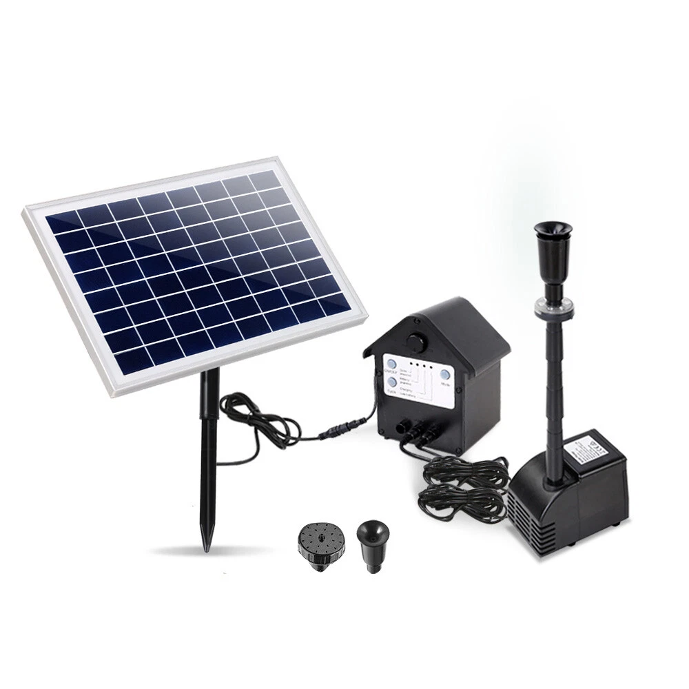 Gardeon Solar Pond Pump Battery Powered Outdoor LED Light