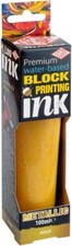Essdee Block Printing Ink, Metallic Gold, 100ml