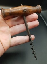 Old Vintage/Antique Corkscrew - Age With Quality - Wood & Metal - FreeUKP&P 