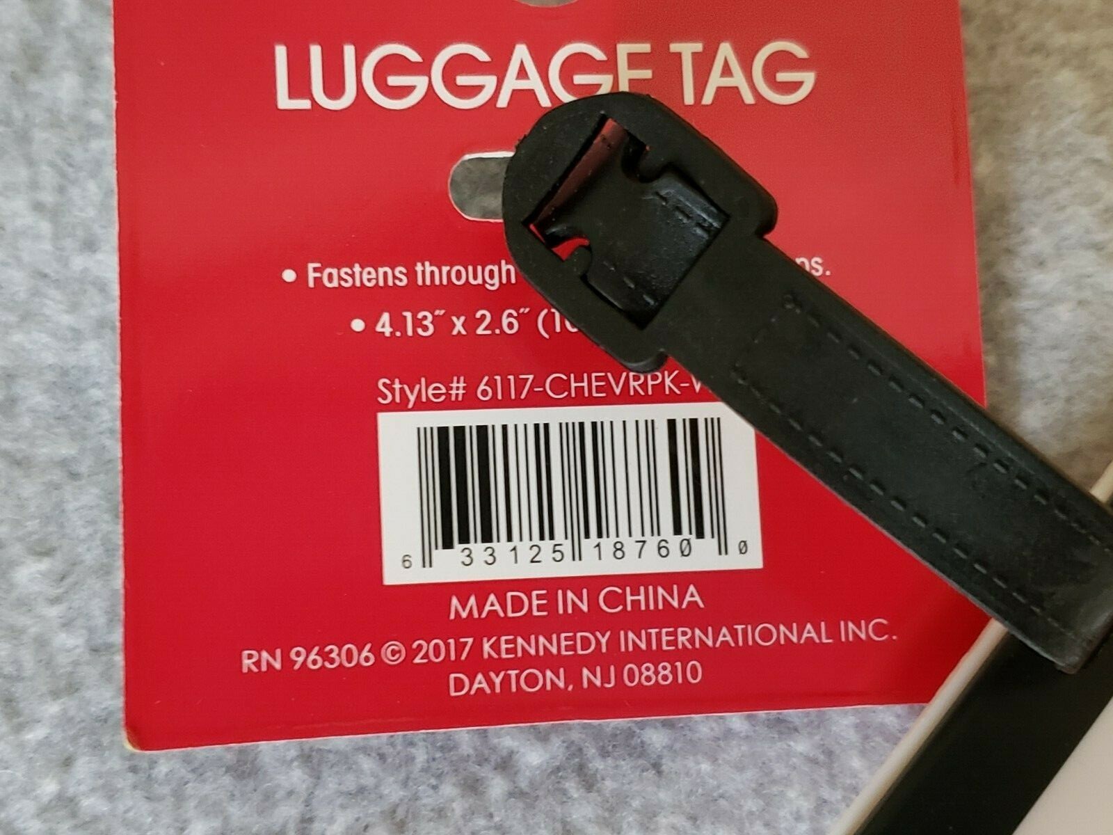 (Lot of 2) G Force Camo Luggage Tags; Color:Pink/White Chevron Pattern-New!