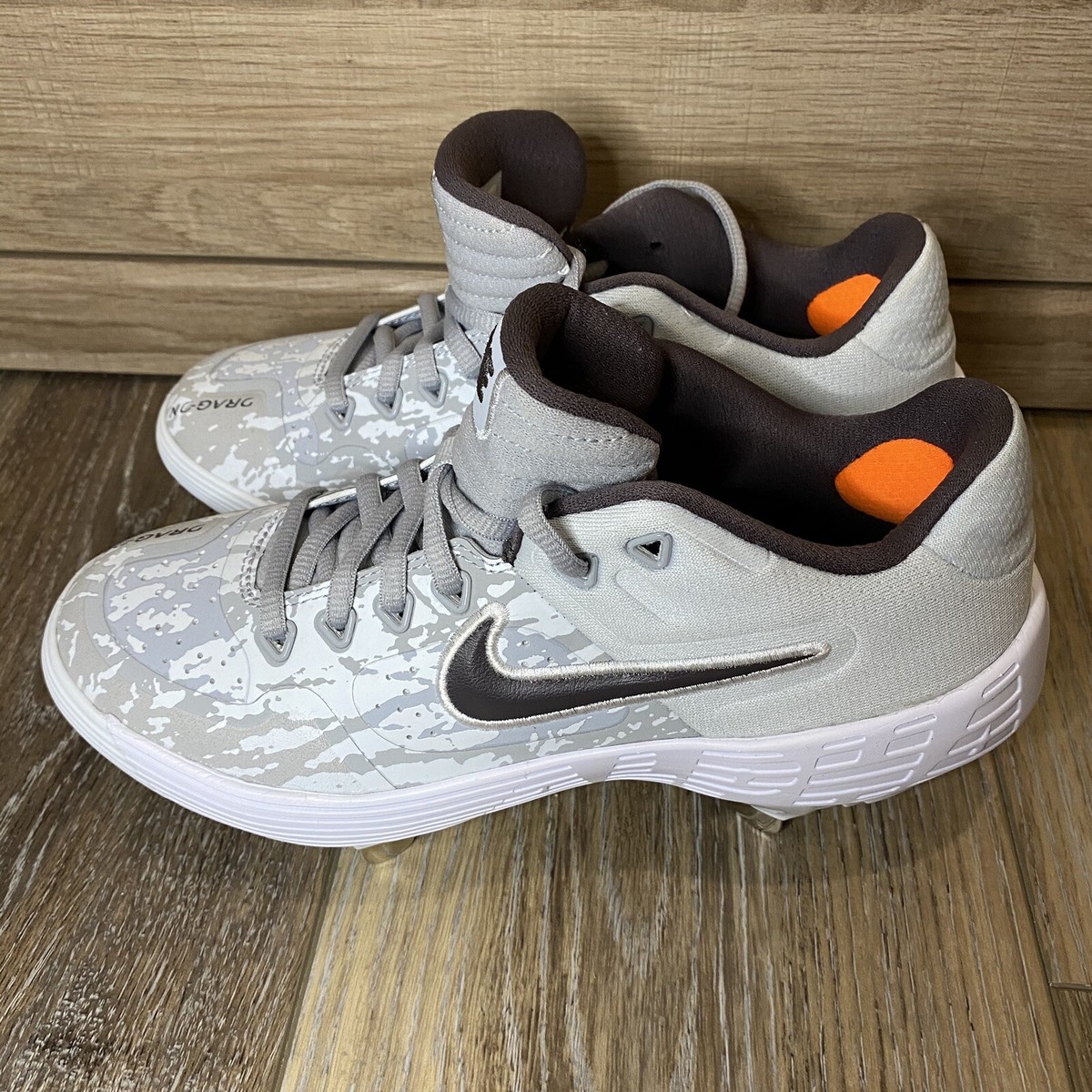 Nike Alpha Huarache Elite Women's Softball Cleats Grey Size