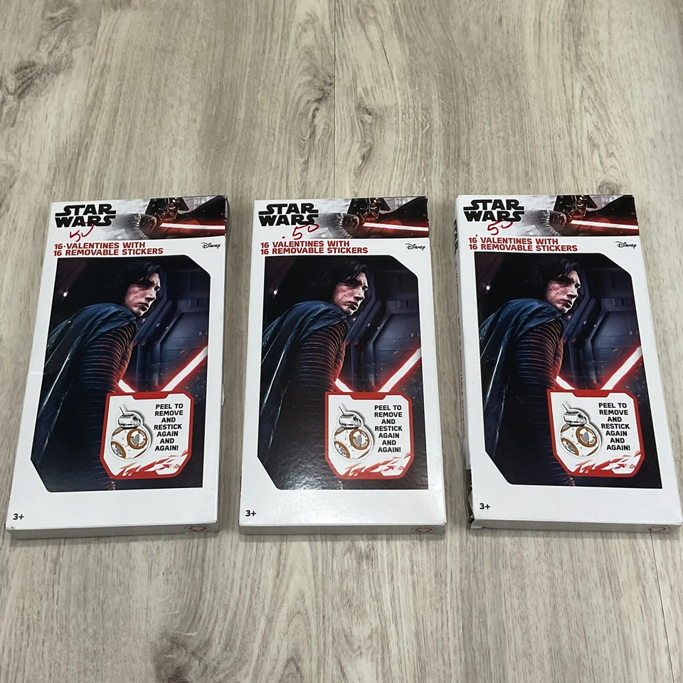 Star Wars San Valentín 240 Tarjetas / 128 Tatuajes / 48 Pegatinas (Lote de 9 Cajas) Foto 4 de 4
