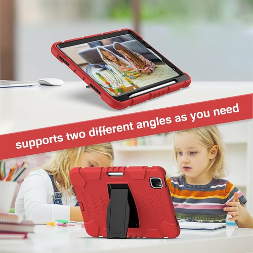 For iPad 10.2 9.7 10.5/Pro 11/12.9 Air mini6 Shockproof Rubber Rainbow Hard Case - Picture 32 of 134