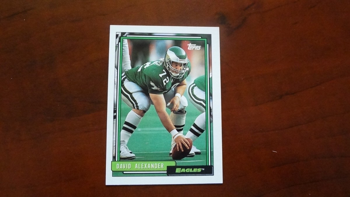 1992 TOPPS #359 DAVID ALEXANDER FOOTBALL CARD | eBay