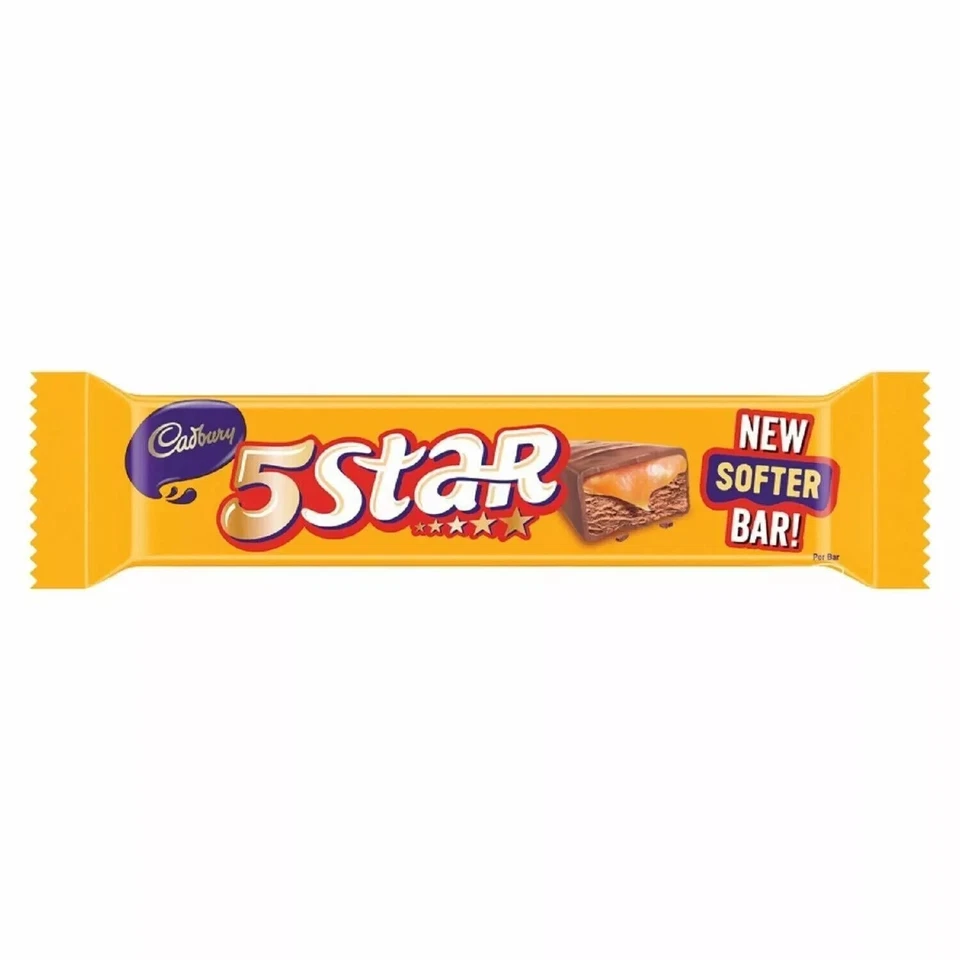 Cadbury 5 Star Chocolate Bar, 40 gm x 12 pack - FREE SHIPPING usps Foto 2 de 4