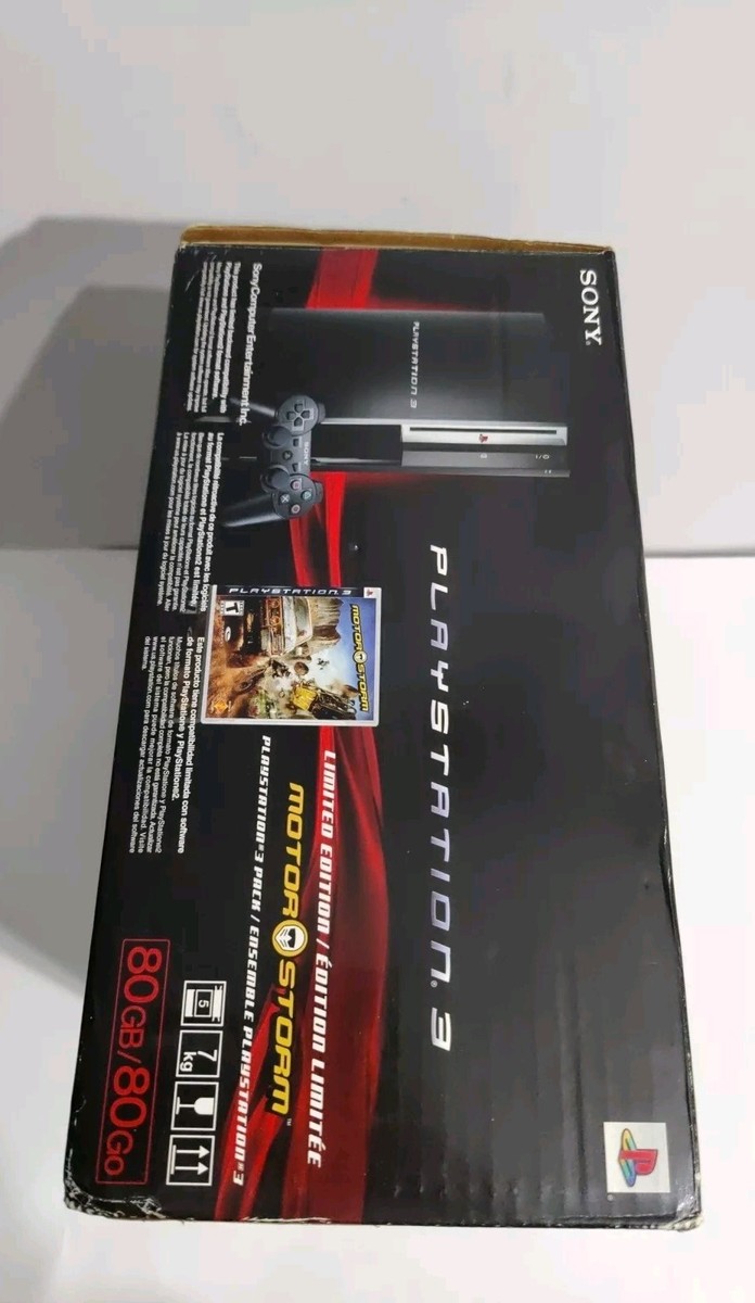 Sony PlayStation PS3 80GB MotorStorm Bundle(BOX ONLY) No