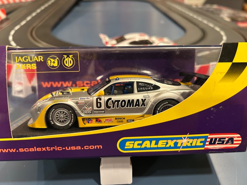 Scalextric Jaguar XKRS Cytosport #6 Slot Car