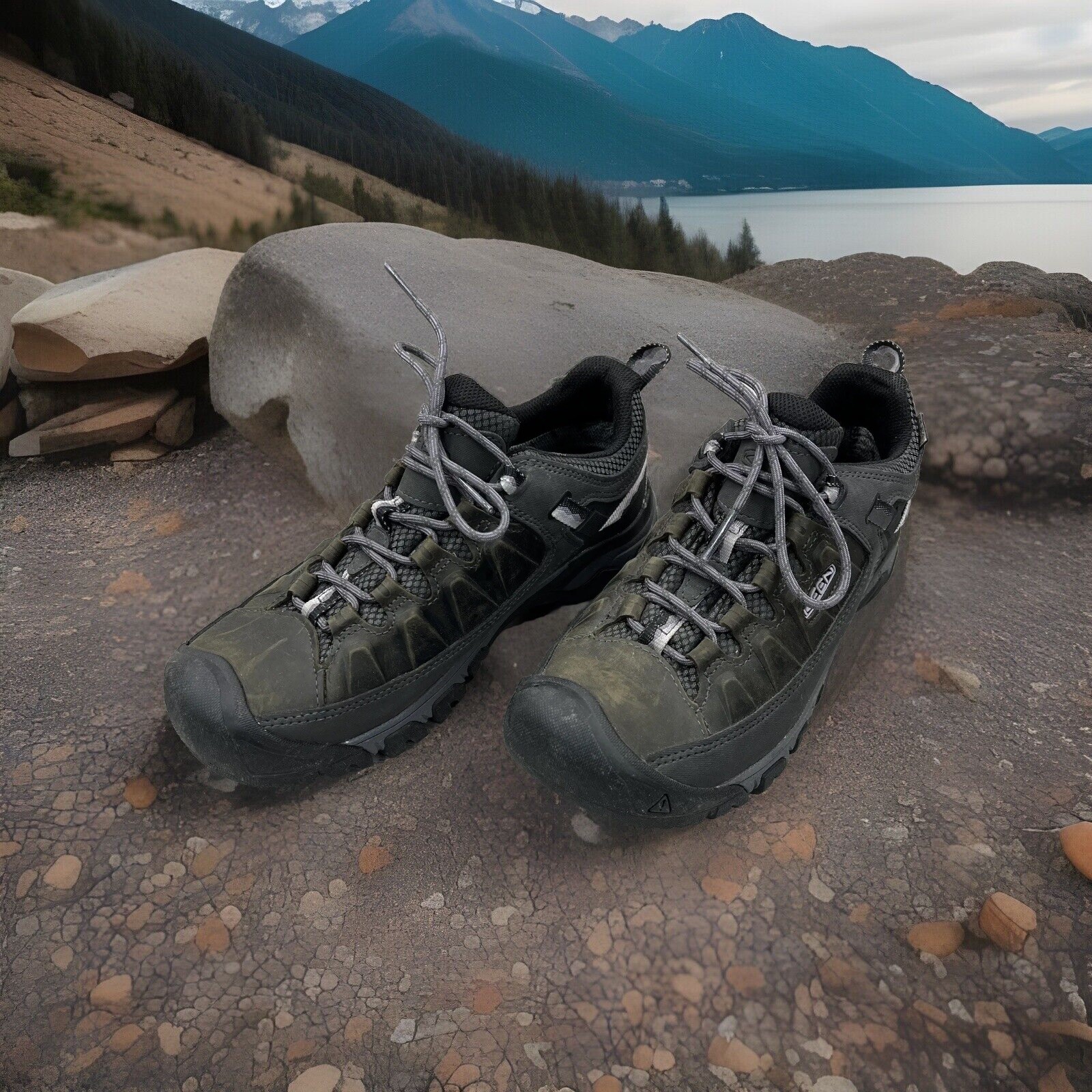 Scarpe da trekking Keen donna Targhee iii in pelle impermeabili basse marroni taglia 11