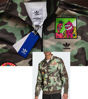 adidas Jeremy Scott カモフラ迷彩 セットアップ アディダス Adidas Originals Men's Jeremy Scott Track Jacket, LARGE at
