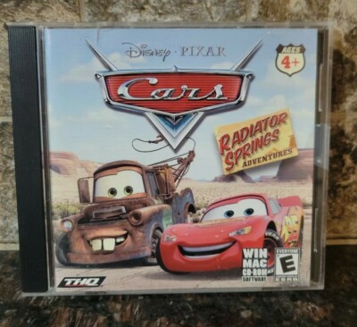 2006 Disney Pixar Cars Radiator Springs Adventures PC cdrom jewel case win 98 XP