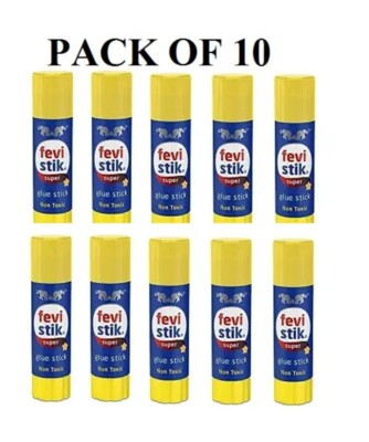 10x Pidilite Multi-Purpose Fevistik Nontoxic Glue Stick 8GM for Decorations