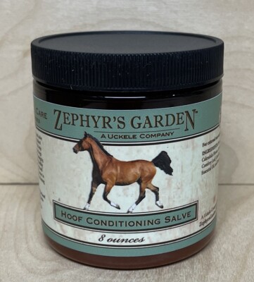 Zephyr's Garden Horse Hoof Conditioning Salve 8oz All Natural for Healthy Hooves