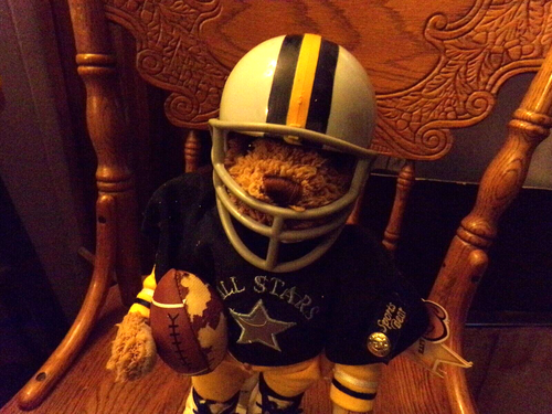 brass button bears sports bear name blitz. - Picture 3 of 4
