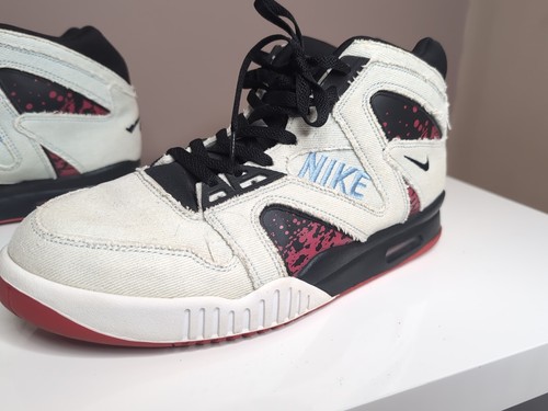 Nike Air Tech Challenge II Washed Denim Andre Agassi 2014 Release UK9 US10.5 - Picture 6 of 22