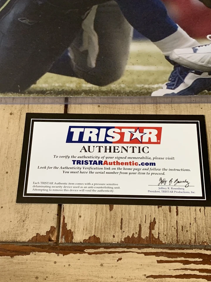 Emmitt Smith Autographed/Signed 16x20 Photo TRISTAR Dallas Cowboys HOF - Image 4 of 4