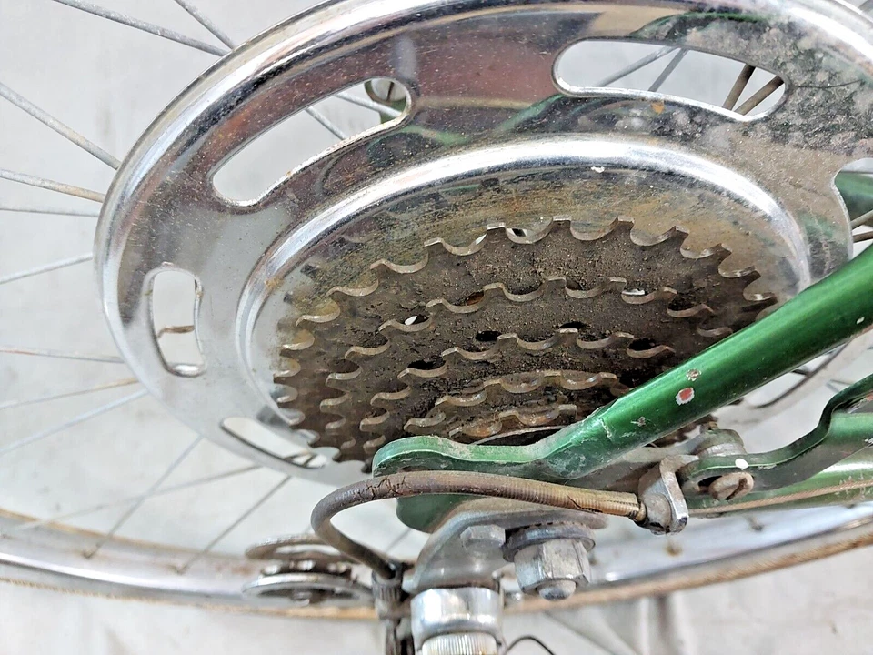 Bicicleta de carretera Schwinn Collegiate 1974 mediana 56 cm 5 velocidades acero verde remitente de EE. UU. :) Foto 4 de 4