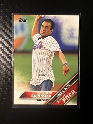 2016 Topps Victor Espinoza #FP-9 First Pitch Insert Card (Base Card)