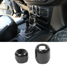 Center Gear Shift 4WD Knob Cover Trim for Jeep Wrangler JL JT 2018+ Accessories