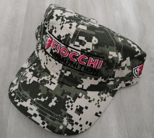 Fiocchi Ammunition Hat Camo Adjustable Military Hunting Shooters Baseball Cap
