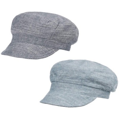 Lipodo Reversible Summer Newsboy Cap Women | 6 7/8-7 Denim