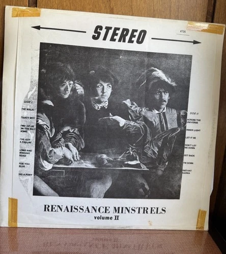 The Beatles Renaissance Minstrels Volume II 12" LP Black Vinyl Rare Bootleg!