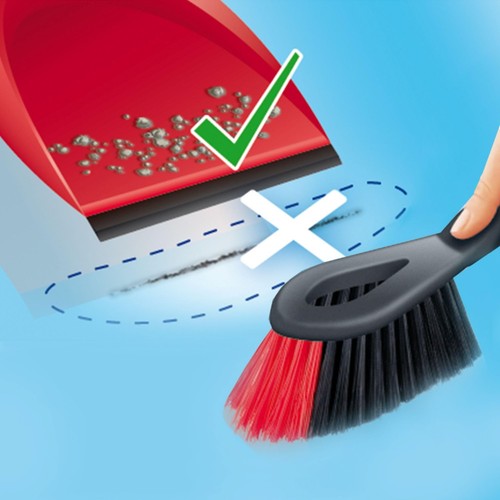 Vileda 2in1 Kehrset mit extra Borsten für Sauberkeit in den Ecken Handfeger & - Bild 16 von 24