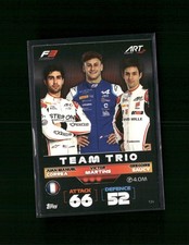 2022 Topps Turbo Attax F1 #124 Juan Manuel Correa / V Martins / G Saucy