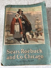 Vtg 1925 - 1926 FALL AND WINTER SEARS ROEBUCK & CO. CATALOG Plus Order Blanks