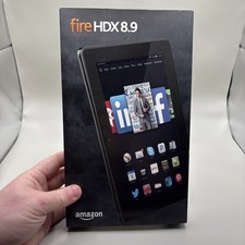 New Sealed Box Kindle Fire HDX, 8.9  Display, 16GB with New HDX Slip Over