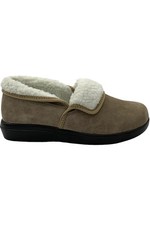 Propet Faux Fur Slip-On Shoes Colbie Stone