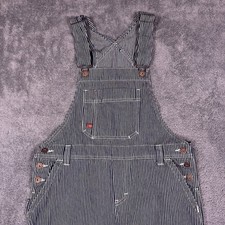 Dickies Overalls Mens S Hickory Stripe Conductor Bib Railroad Carpenter Dungaree