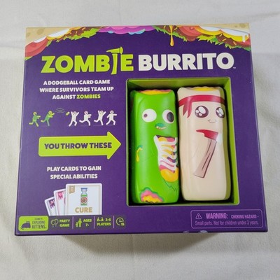Zombie Burrito Dodgeball Card Game by Exploding Kittens Party