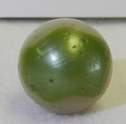 #19956m Vintage Peltier Glass Pearlized Patch Marble .62 Inches