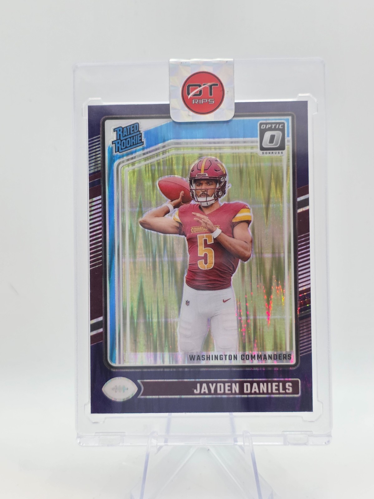 2024 Donruss Optic Jayden Daniels #248 FREEDOM SSP Rated Rookie Case Hit