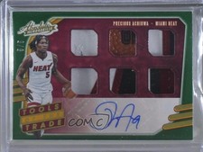 2020 Panini Absolute Memorabilia Level 4 5/5 Precious Achiuwa #TT6-PAC Auto v9t