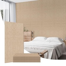 Olanglab Acoustic Wall Panels, 10 Pack, 48" x 24", Khaki 10 Packs