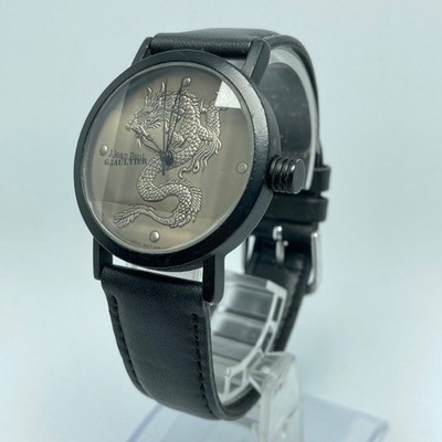 Jean Paul Gaultier Dragon Dial Round Men's Watch Cut Glass Used | eBay