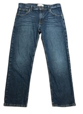Wrangler Boys Classic Straight Jeans Size 16 Husky Adjustable Waist Western