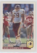 1992 Fleer Mark Schlereth #430 0b3