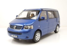 VW T5 Bus California 2003 blau metallic Modellauto 1:18 Norev