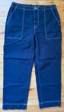 EVERLANE Organic cotton cropped camp / work pants size 10 EUC