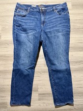 Kut From The Kloth Women’s Jeans Boyfriend Fit 20W Dark Wash Stretch Denim