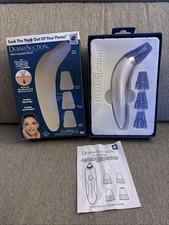 DermaSuction Pore Cleaning Device Vacuum Action 4 Interchangeable Suction Heads
