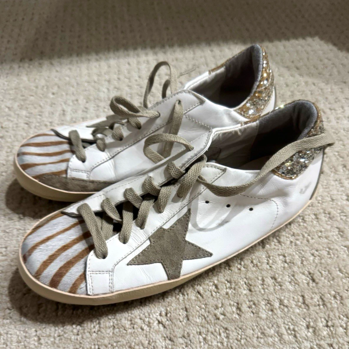 Golden Goose Superstar Blue White Silver W for sale | eBay
