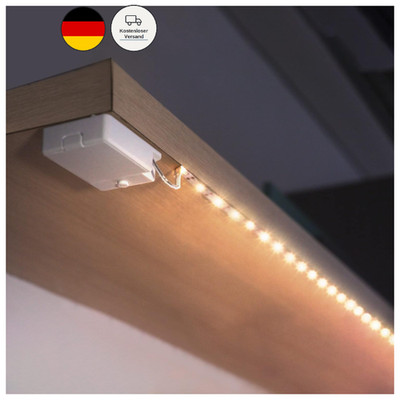 Batteriebetriebene LED Streifen 3er Pack 1m Warmweiß 2700K für Regale, Kabellos