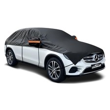 Half Car Cover for SUV, Windshield Cover for Ice and Snow, Hail Protector SUV L