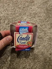 NOS Glade Candle Scents Country Garden Glass Votive 4 oz. vintage 1995-B1