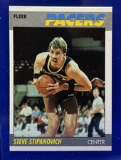 1987-88  STEVE STIPANOVICH - Fleer Basketball Card # 103 - Indiana Pacers